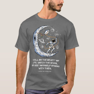 Camiseta Marcus Aurelius Stoic Cita La vida es bella