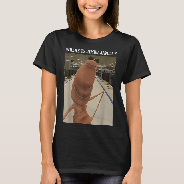 Camiseta Marcus El Gusano Dónde Está Jimbo James Meme  (Anverso)