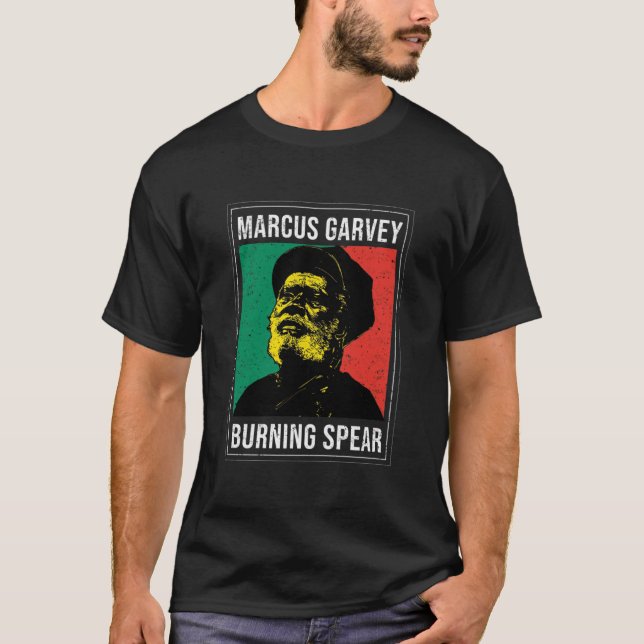 Camiseta Marcus Garvey - Burning Spear Essential (Anverso)