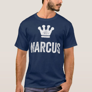 Camiseta Marcus, la Corona del Rey y el diseño de nombres p