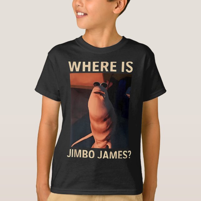 Camiseta Marcus The Worm Where Is Jimbo James Funny Meme  (Anverso)