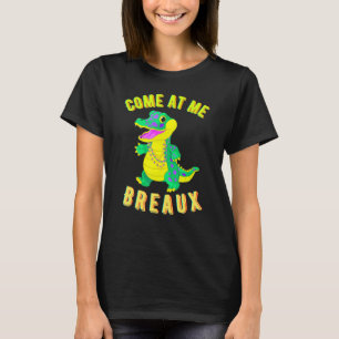 Camiseta Mardi Gras 2022 Cute Alligator Beads