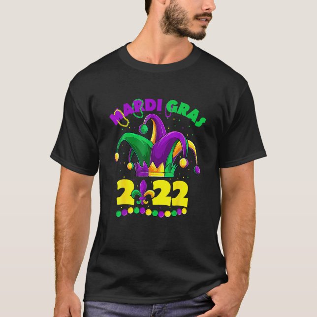 Camiseta Mardi Gras 2022 Jester Set (Anverso)