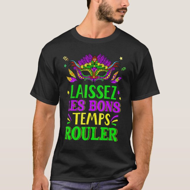 Camiseta Mardi Gras 2022 Laissez Les Bon Templs Nueva Orlea (Anverso)