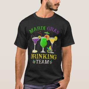 Camiseta Mardi Gras 2022 Party Drunk Carnival Costume Drink