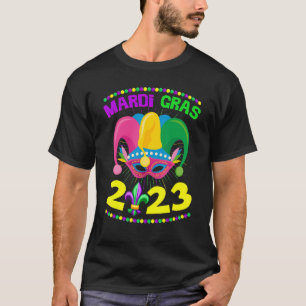 Camiseta Mardi Gras 2023 Jester Set New Orleans Carnaval