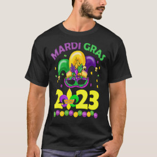 Camiseta Mardi Gras 2023 Jester Set New Orleans Carnaval