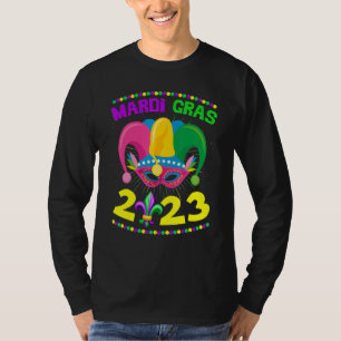 Camiseta Mardi Gras 2023 Jester Set New Orleans Carnaval