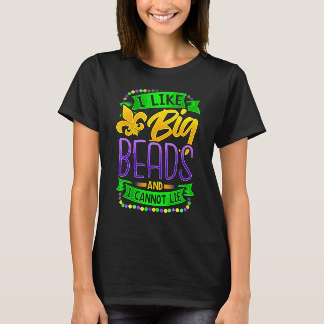 Camiseta Mardi Gras 2023 Me Gustan Las Bajas Grandes Y No P (Anverso)