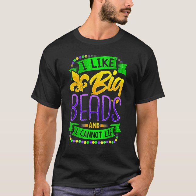 Camiseta Mardi Gras 2023 Me Gustan Las Bajas Grandes Y No P (Anverso)