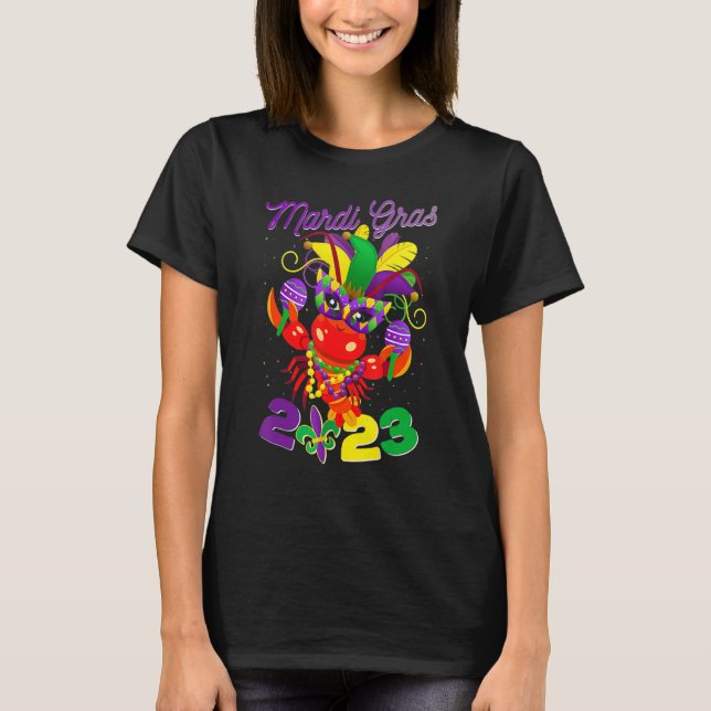 Camiseta Mardi Gras 2023 New Orleans Beads C (Anverso)