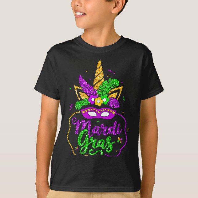 Camiseta Mardi Gras 2024 Mask Beads New Orlean Party Women  (Anverso)