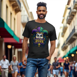 Camiseta Mardi Gras 2025: perlas, máscaras y Recuerdos