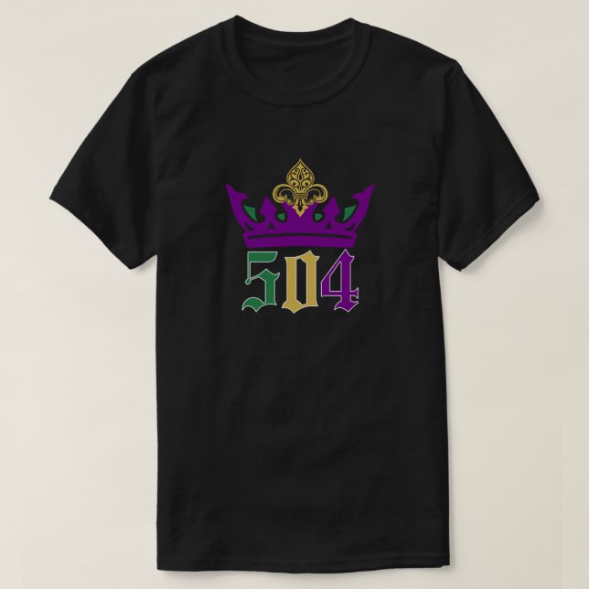 Camiseta Mardi Gras 504 (Diseño del anverso)