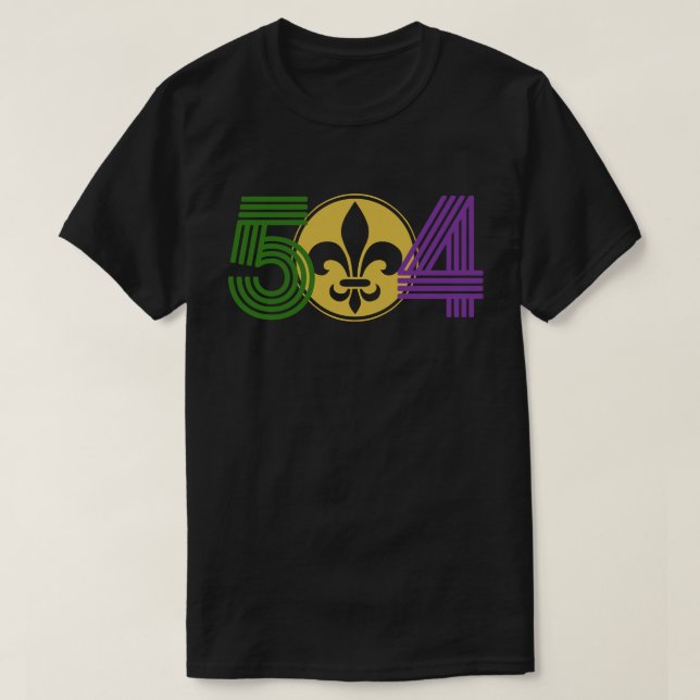 Camiseta Mardi Gras 504 (Diseño del anverso)