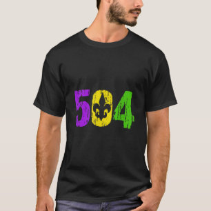 Camiseta Mardi Gras 504 Nola Nueva Orleans Louisiana Mardi 