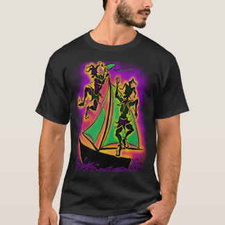 Camiseta Mardi Gras Barco de tontos