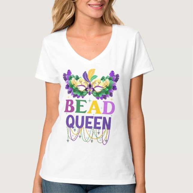 Camiseta Mardi Gras Bead (Anverso)