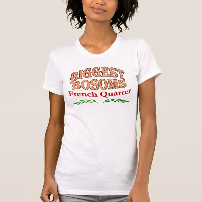 Camiseta Mardi Gras Big Bosoms (Anverso)