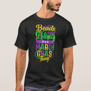 Camiseta Mardi Gras Carnavales Y Bling Funny Fe Cajun