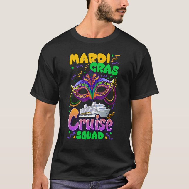 Camiseta Mardi Gras Carnival Cruise Vacation Travel Group M (Anverso)