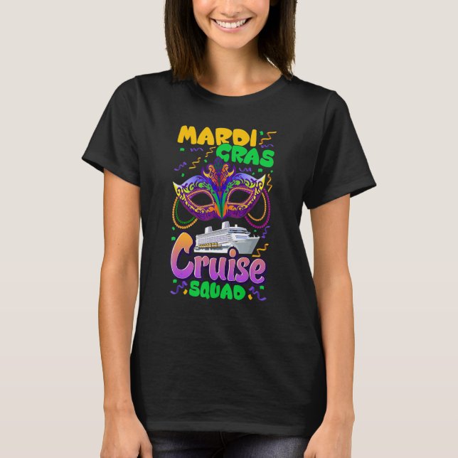Camiseta Mardi Gras Carnival Cruise Vacation Travel Group M (Anverso)