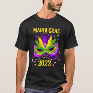 Camiseta Mardi Gras Carnival Masquerade Fat Tuesday In New 