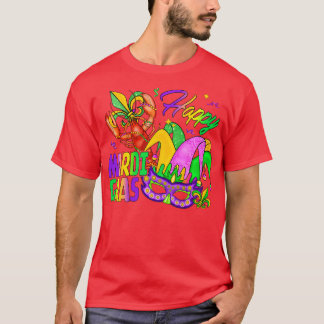 Camiseta Mardi Gras Celebración Festiva De Langostinos Para