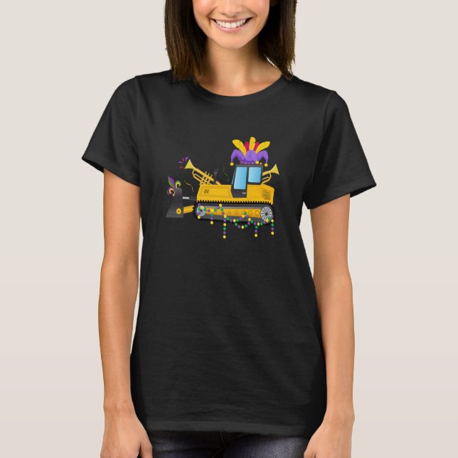 Camiseta Mardi Gras Construction Celebrations Fat Tuesday P (Anverso)