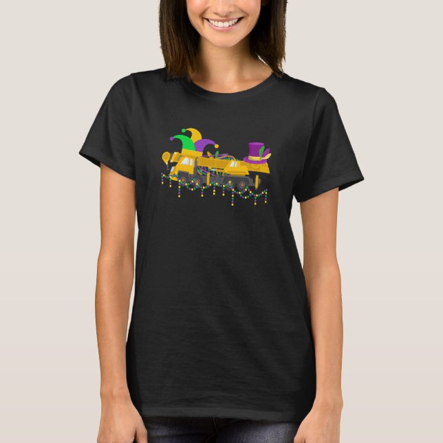Camiseta Mardi Gras Construction Celebrations Fat Tuesday P (Anverso)