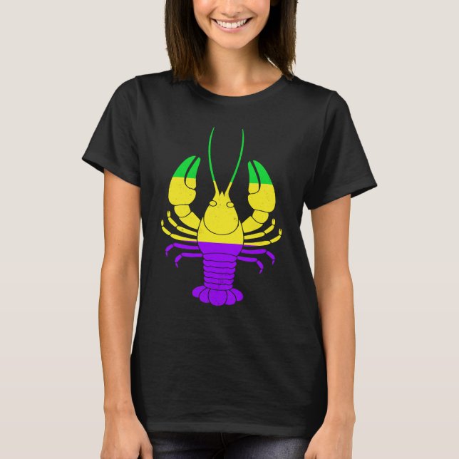 Camiseta Mardi Gras Crawfish (Anverso)