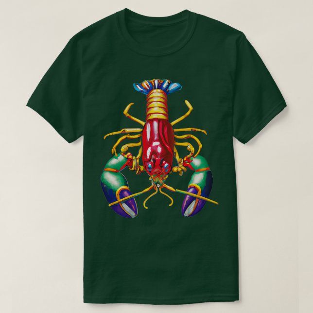 Camiseta Mardi Gras Crawfish 1 TShirt (Diseño del anverso)