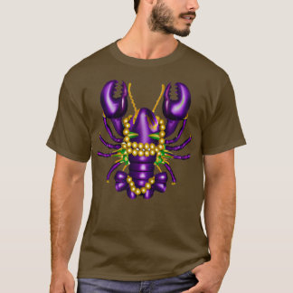 Camiseta Mardi Gras Crawfish 3 TShirt