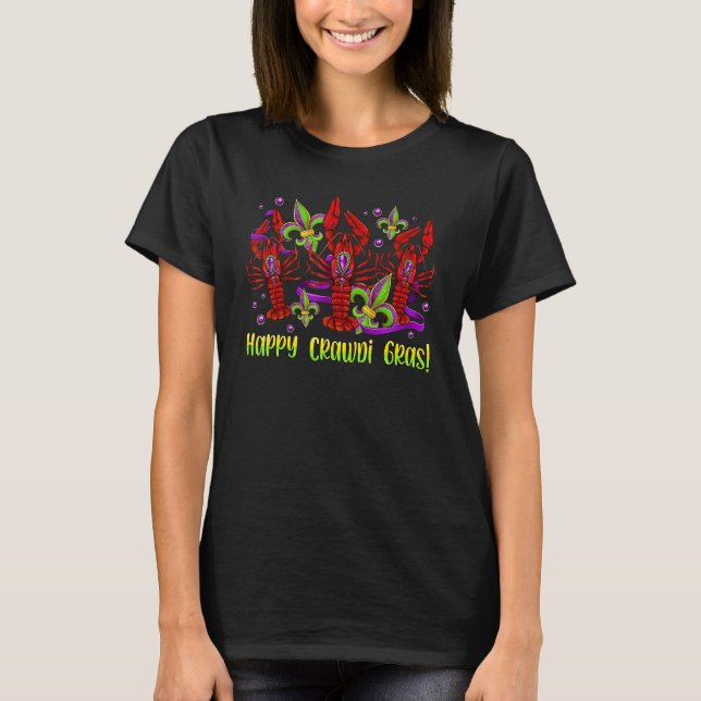 Camiseta Mardi Gras Crawfish Costume Shirt Carnaval Party T (Anverso)