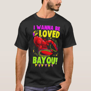 Camiseta Mardi Gras Crawfish Crayfish I Wanna Lo