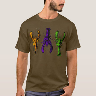 Camiseta Mardi Gras Crawfish Feliz Mardi Gras 2022