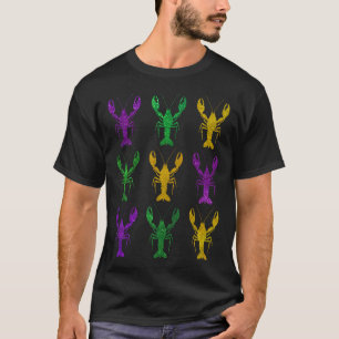Camiseta Mardi Gras Crawfish Fiesta Desfile Costumbres Homb
