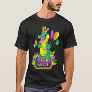 Camiseta Mardi Gras Crocodile Alligator Lover New Orleans L