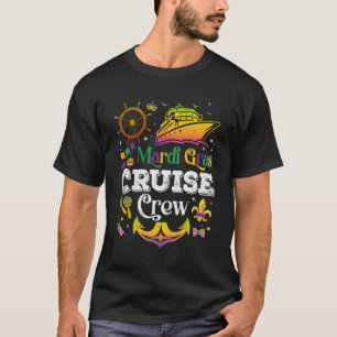 Camiseta Mardi Gras Cruise Crew Cruise Mask Cruise Ship F