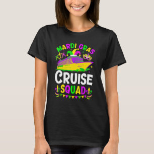 Camiseta Mardi Gras Cruise Crew Cruise Mask Cruise Ship P