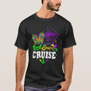 Camiseta Mardi Gras Cruise Crew Cruise Mask Cruise Ship P