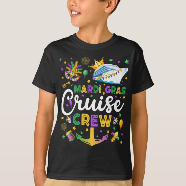 Camiseta Mardi Gras Cruise Crew Mating Boy (Anverso)