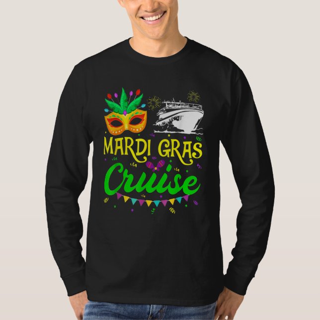 Camiseta Mardi Gras Cruise Cruising New Orleans Party Costu (Anverso)