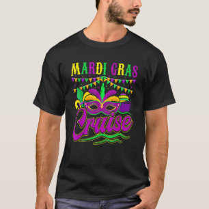 Camiseta Mardi Gras Cruise Mask Cruise Ship Festi