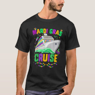 Camiseta Mardi Gras Cruise Mask Cruise Ship Fiesta