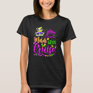 Camiseta Mardi Gras Cruise Mask Cruise Ship Fiesta