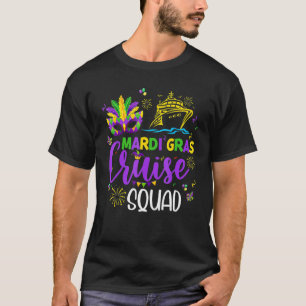 Camiseta Mardi Gras Cruise Mask Cruise Ship Fiesta