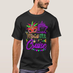 Camiseta Mardi Gras Cruise Mask Cruise Ship Fiesta