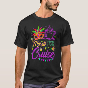 Camiseta Mardi Gras Cruise Mask Cruise Ship Fiesta