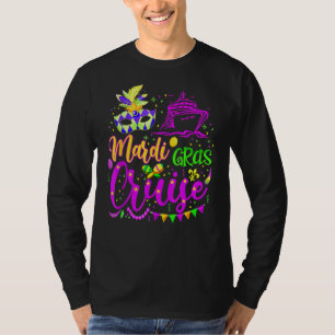 Camiseta Mardi Gras Cruise Mask Cruise Ship Fiesta